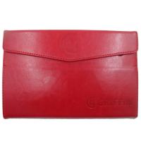 Griffin Deri Kılıf Galaxy Tab 2 P3100 7 Flip Cover Cüzdanlı Kırmızı