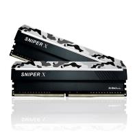 GSKILL 16GB (2X8GB) DDR4 3200MHZ CL16 DUAL KIT PC RAM SniperX Gri Kamuflaj F4-3200C16D-16GSXWB