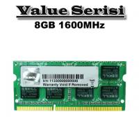 GSKILL 8GB DDR3 1600 MHz CL11 NOTEBOOK RAM VALUE F3-1600C11S-8GSQ