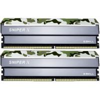 GSKILL DDR4 16gb (2x8gb) 3200mhz SniperX F4-3200C16D-16GSXFB PC Ram CL16 288pin 1.2v Orman Kamuflaj Soğutuculu
