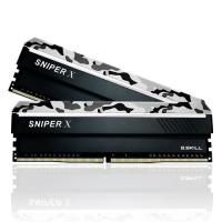 GSKILL SniperX Gri Kamuflaj 16GB (2x8GB) 3200Mhz DDR4 CL16 Pc Ram F4-3200C16D-16GSXWB DUAL (16-18-18-38)