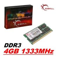 GSKILL Value 4GB 1333Mhz DDR3 CL9 Notebook Ram F3-10666CL9S-4GBSQ SO-DIMM