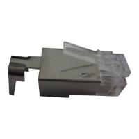 HCS J06-00804 Cat6 FTP Konnektör Metal Katı İletkenli Kablolar için