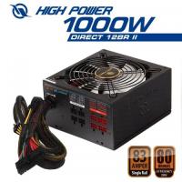 HIGH POWER 1000W 80 Plus Bronze Atx Psu 14 Cm Fan HPL-1000BR-F14C
