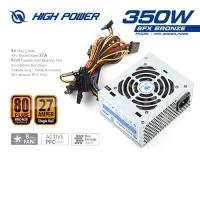 HIGH POWER 350w HPF-350BR-H08S 12cm Fan Aktif PFC 80+ Bronze Power Supply (PSU)