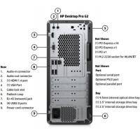 HP 7EM75ES PRO G2 i5-8400 4GB 256SSD DOS