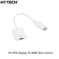 HYTECH 0.15metre HY-DS10 DisplayPort & HDMI Görüntü Adaptörü Beyaz 1080p