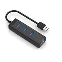 HYTECH HY-U68 Gigabit 1port USB 3.0 Ethernet,3x USB Çoklayıcı