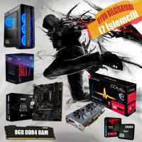 i7 8.NESİL 8700K RX570 GTA5 PUBG FORZA HORİZON OYUN BİLGİSAYARI
