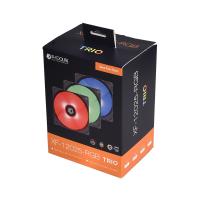 ID-Cooling XF-12025-RGB-TRIO 12cm 4Pin PWM 3'lü Kasa Fanı