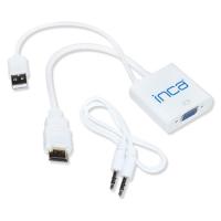 INCA 0.15metre IVTH-01 HDMI & Vga Dişi Görüntü Adaptörü Beyaz 1080p