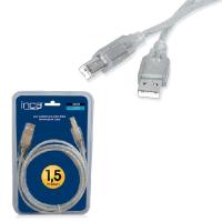 INCA 1.5metre IPR-04 USB Yazıcı Kablosu Şeffaf