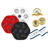INCA 6lı IPW-06B3 Akım Koruma Prizi 3metre Beyaz
