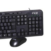 INCA IMK-375T USB Q Trk Optic Mouse Siyah Standart Klavye - Mouse Set