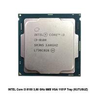 INTEL Core i3 8100 3,60 GHz 6MB VGA 1151P Tray