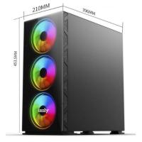 IZOLY AX6 ARGB CYBERPUNK 4X14CM FULL GLASS 700W KUMANDALI FAN KONTROLLÜ