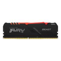KINGSTON 8GB DDR4 3600MHZ CL17 RGB PC RAM FURY BEAST KF436C17BBA/8