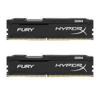KINGSTON DDR4 32gb (2x16gb) 2133mhz (PC4-17066) Hyperx Fury PC Ram CL14 HX421C14FBK2/32 288pin 1.2v Soğutuculu