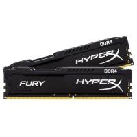 KINGSTON DDR4 8gb (2x4gb) 2400mhz HyperX Fury HX424C15FBK2/8 PC Ram CL15 288pin 1.2v Siyah Soğutuculu