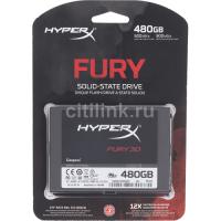 KINGSTON KC-S44480-6F HYPERX FURY 3D 480Gb, 500/500 SATA SSD