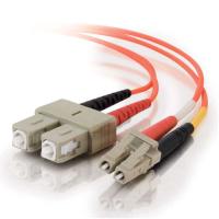 LANSAN LNS-6115M-3 Multi Mode 3 metre LC-SC Dublex Fiberoptik Patchcord 62,5/125