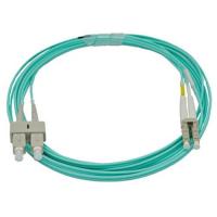 LANSAN LNS-6155M3-3 3 metre LC-SC OM3 Dublex Fiberoptik Patchcord 50/125