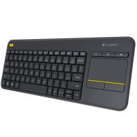 LOGITECH K400 Plus Kablosuz Q Trk Touchpad Siyah Standart Klavye Smart TV uyumlu 920-007149