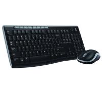 LOGITECH Kablosuz MK270 Q Trk Multimedia Klavye Optic Mouse Siyah