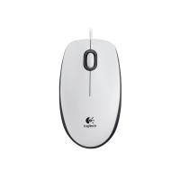 Logitech M100 Kablolu Optik Mouse Beyaz 910-005004