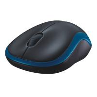 LOGITECH M185 Kablosuz Optic Siyah/Mavi Mouse 910-002236