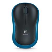 LOGITECH M185 Kablosuz Optic Siyah/Mavi Mouse 910-002236