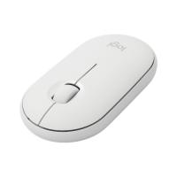 LOGITECH M350 Pebble Kablosuz Mouse (Beyaz) İnce ve Sessiz (910-005716)