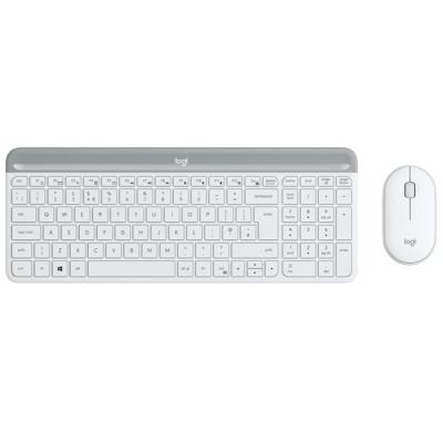 Logitech MK470 İnce Kablosuz K&M Set Beyaz