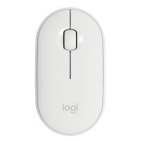 LOGITECH Pebble M350 Kablosuz + Bluetooth 1000dpi Optic Beyaz Mouse 910-005716
