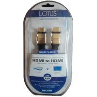 LOTUS 3metre HDMI & HDMI Görüntü Kablosu 3D Gold 2.0v 4K