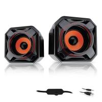 MIKADO MD-177 1+1 USB Siyah/Turuncu Mini Hoparlör