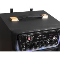 MIKADO MD-81KP Bluetooth+USB-SD-FM Siyah 30w RMS Toplantı Anfisi Taşınabilir Dahili Bataryalı