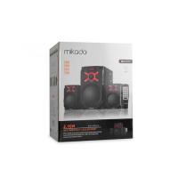 MIKADO MD-1512 20W 2+1 Speaker Ahşap, Uzaktan Kumanda, USB, SD Kart Okuyucu, FM Radyo