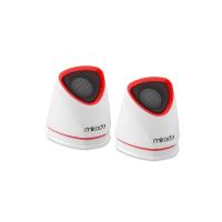 Mikado MD-158 2.0 Beyaz/Kırmızı USB Speaker