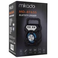 Mikado MD-BT65S 5W 800mAh 3.7V Siyah USB/TF Cart / Bluetooth Taşınabilir Speaker