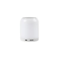 Mikado MD-21BT Soundcube Beyaz 3W 300mAh Bluetooth, Tf Card Destekli Işıklı Speaker