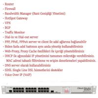 MiKROTiK 24port CRS125-24G-1S-RM Gigabit 1x SFP Layer3 RouterOS L5 Switch RackMount Cloud Router