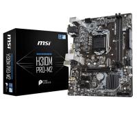 MSI 1151p v2 H310 DDR4 H310M Pro-M2 4x Sata 1x M2 Sata HDMI DVI Intel® HD Graphics 3x (PCIe) mATX