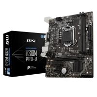 MSI 1151p v2 H310 DDR4 H310M Pro-D 4x Sata DVI Intel® HD Graphics 3x (PCIe) mATX