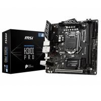 MSI 1151p v2 H310 DDR4 H310I Pro 4x Sata 1x M2 Sata DVI DisplayPort Intel® HD Graphics 1x (PCIe) mITX