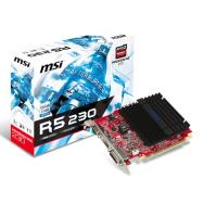 MSI 1gb AMD R5 230 1GD3H DDR3 64bit HDMI DVI 16X (PCIe 2.1) 75w 300w 1.0ghz Fansız