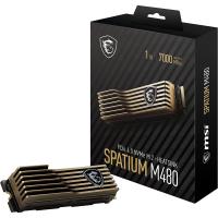MSI 1TB SPATIUM M480 PCIe 4.0 NVMe M.2  7000MB/5500MB SSD HARDDİSK