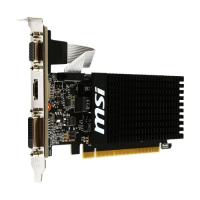 MSI 2gb nVidia GT710 2GD3H-LP DDR3 64bit HDMI DVI 16X (PCIe 2.0) 19w 250w 1.6ghz Low Profile,Fansız