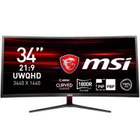 MSI 34''Optix MAG341CQ Curved Gaming Monitör Siyah