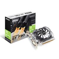 MSI 4gb nVidia GT730 N730-4GD3V2 DDR3 128bit HDMI DVI 16X (PCIe 2.0) 49w 300w